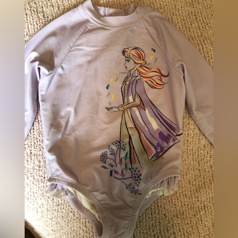 EUC Hanna Anderson Frozen bathing suit